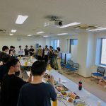 3研究室そろって乾杯！